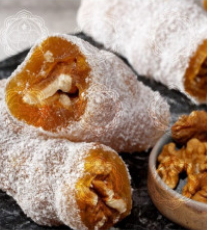 Turkish Delight Sausage with Walnut - 500 Gr